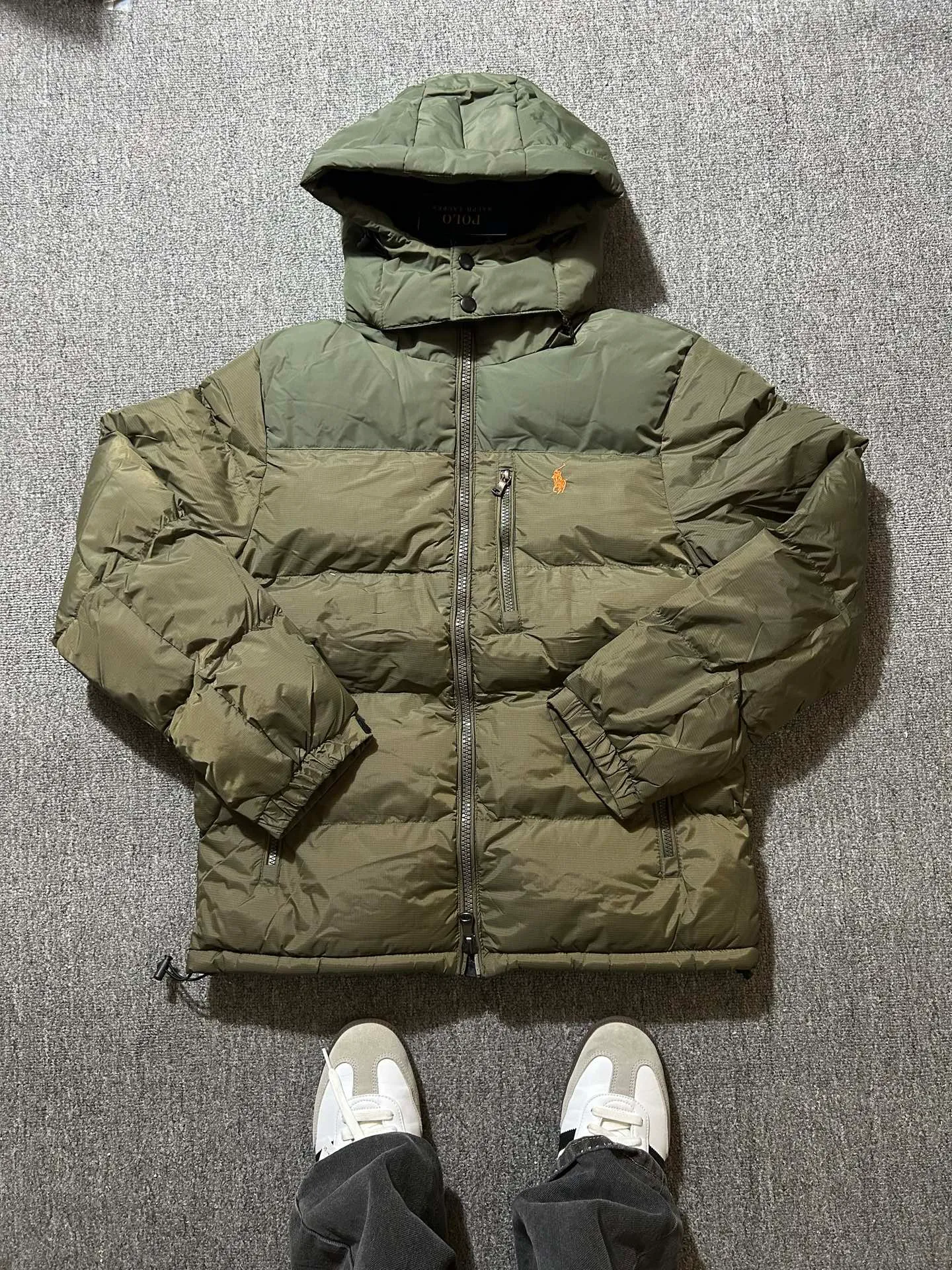 P430💰000050 #FF2569 Polo Ralph Lauren FW25 Logo Removable Hood Down Jacket Size: M-XXL